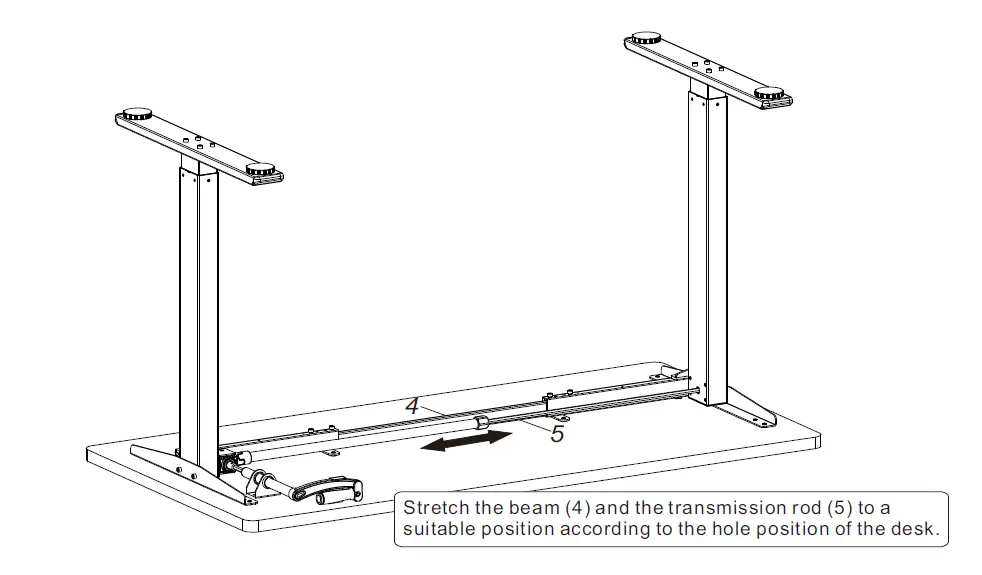 Spacetronik SPE-114M Electric Desk Frame 14