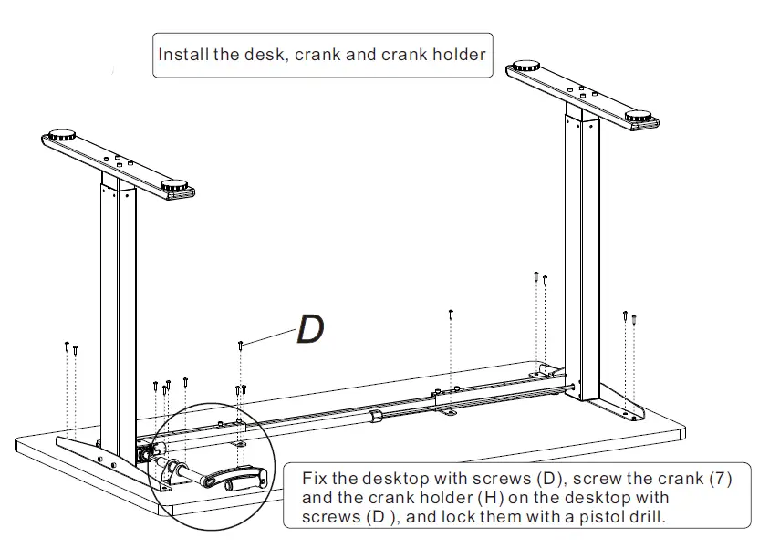Spacetronik SPE-114M Electric Desk Frame 15