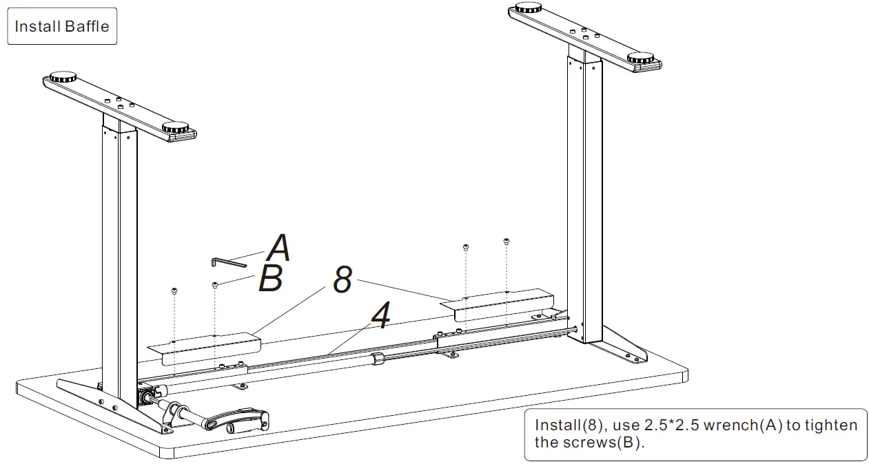 Spacetronik SPE-114M Electric Desk Frame 17