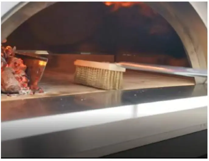 XOPIZZA2FS Wood Fired Pizza-Hearth Oven - long handle brush