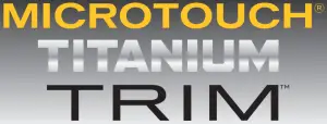MICROTOUCH Titanium Trim logo x123