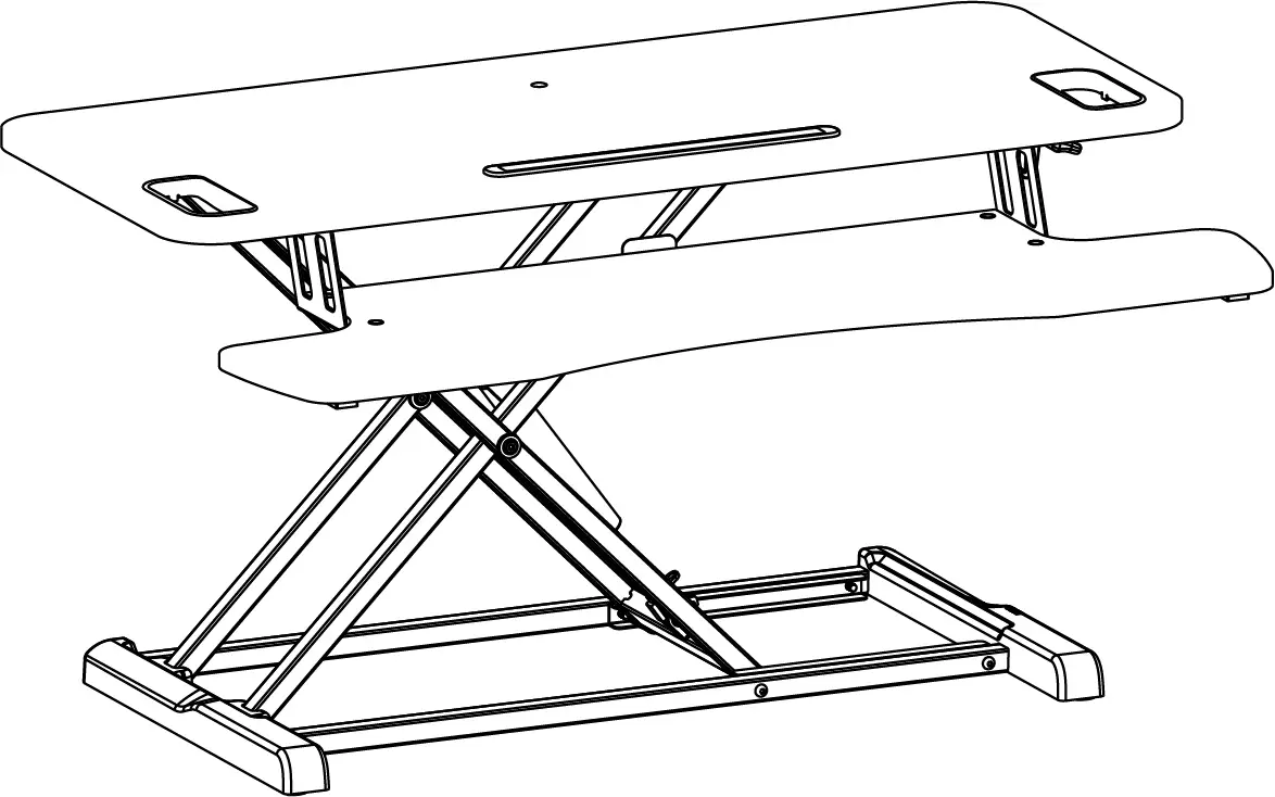 Digitus Sit-stand Desktop Workstation Da-90380-2 User Manual