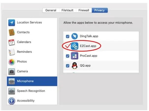 Lemorele LC06Y-1 USB to HDMI VGA Adapter User Guide - Select EZCast app