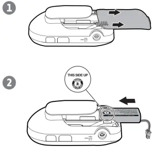 Install parent unit battery