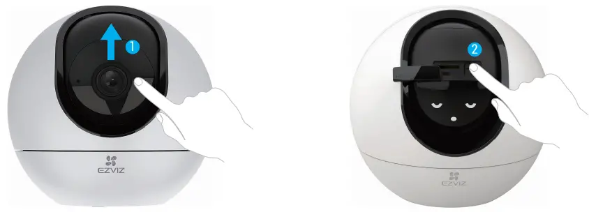 EZVIZ C8C Smart Home Camera - camera to EZVIZ