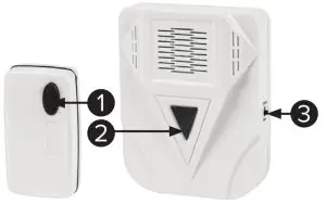 Rebel URZ3454 Wireless Doorbell Instructions ---Operation