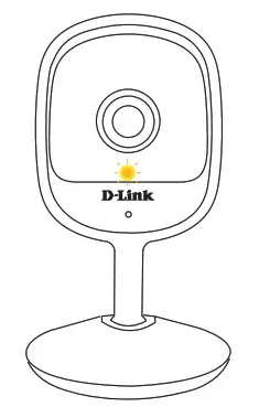 D Link DS 6100LHV2 Compact Full HD Wi Fi Camera- Power On