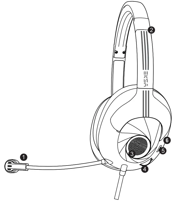 EKSA E3Z Air Joy Plus Ultralight Nintendo Switch Headset