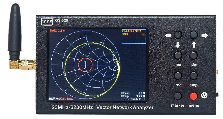 Banggood GS-320 6G Vector Network Analyzer device image
