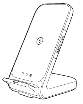 InfinityLAB InstatntStation Wireless Charging Stand with 33W PD USB-C and USB-A Fast Charging