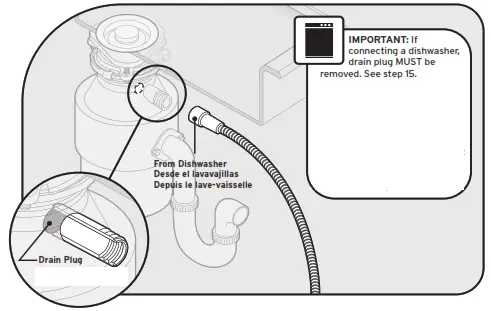 Insinkerator Badger 5XP Garbage Disposal with Cord - fig2