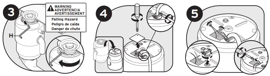 Insinkerator Badger 5XP Garbage Disposal with Cord - fig3