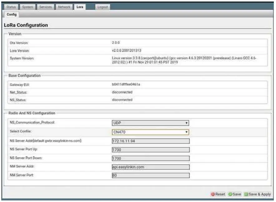 EasyLinkin G200 LoRaWAN Gateway - app13