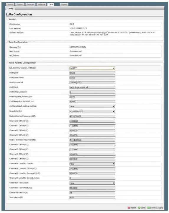EasyLinkin G200 LoRaWAN Gateway - app16