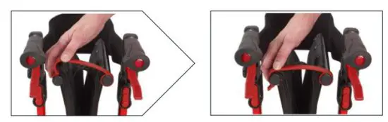 Peak Care Ellipse Super Lite Rollator -FOLDING 1