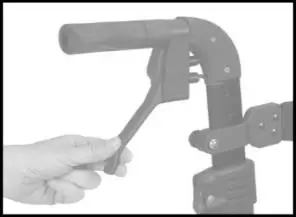 Peak Care Ellipse Super Lite Rollator - LOCKING 1