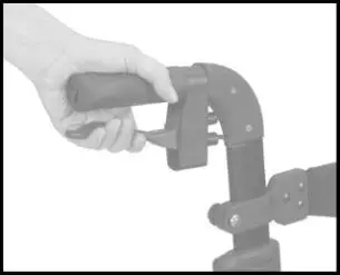 Peak Care Ellipse Super Lite Rollator - LOCKING