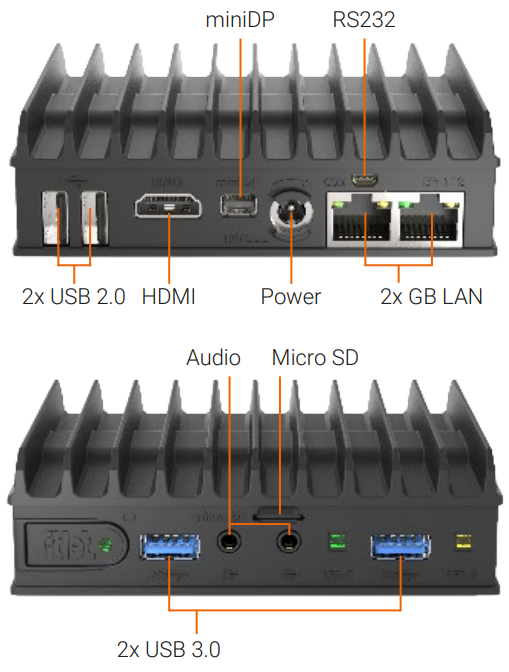 Pokini F2 High Performance Fanless Mini PC - Features