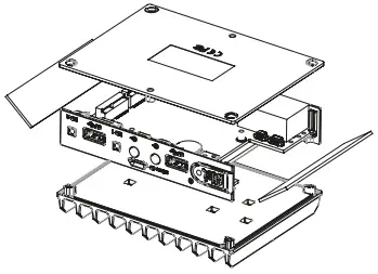 Pokini F2 High Performance Fanless Mini PC - Side panels