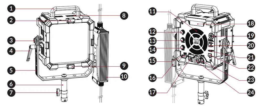 Fiilex FLXMXCLR Z Matrix Color - Parts Diagram