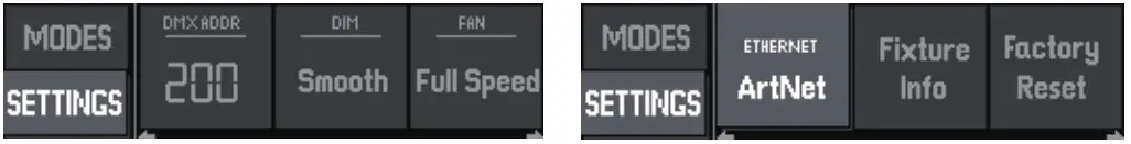 Fiilex FLXMXCLR Z Matrix Color - Settings