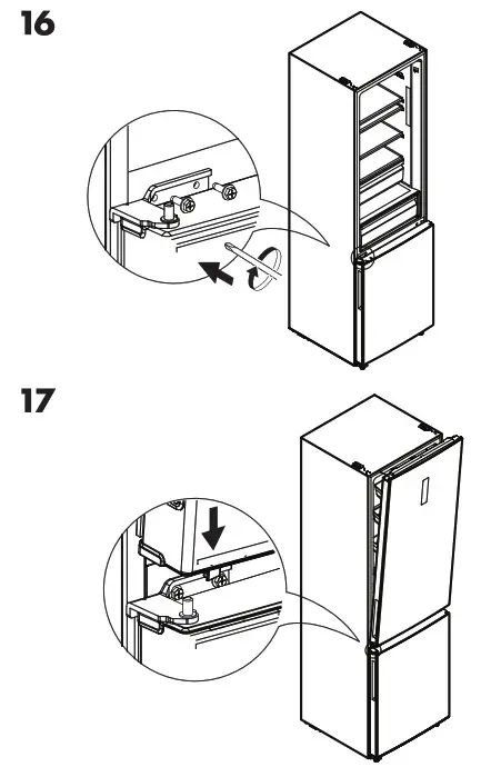 IKEA 004 901 26 VALGANG Stainless Steel Freestanding FridgeFreezer - overview 12