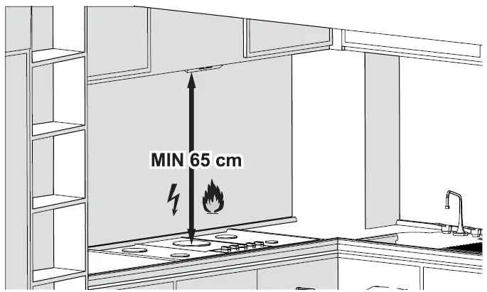 Installation of appliance 1