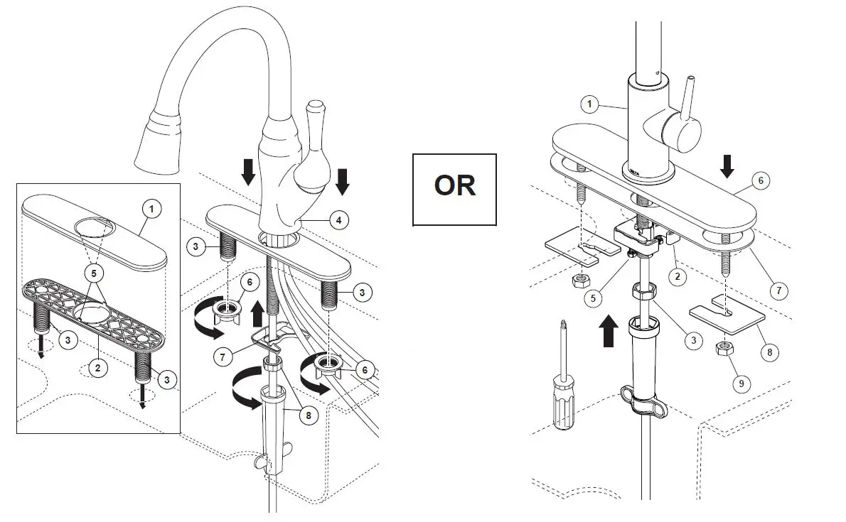 DELTA-106557-Single-Handle-Pull-Out-Kitchen-Faucet-fig3
