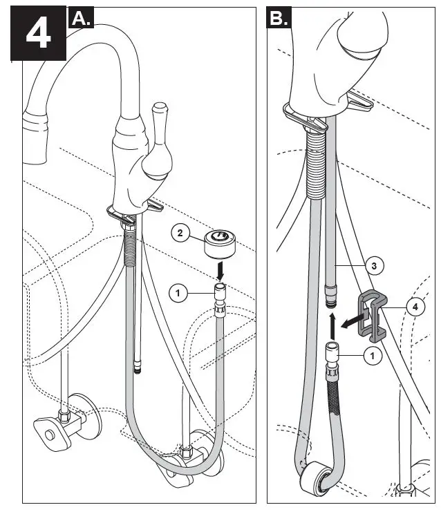 DELTA-106557-Single-Handle-Pull-Out-Kitchen-Faucet-fig9