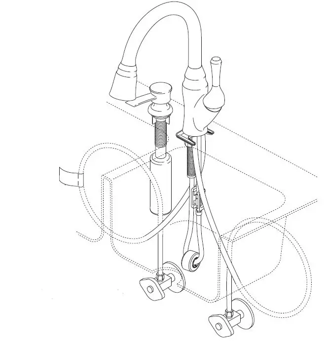 DELTA-106557-Single-Handle-Pull-Out-Kitchen-Faucet-image