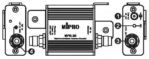 MIPRO MPB-30 Gain-Controllable Antenna Booster 1