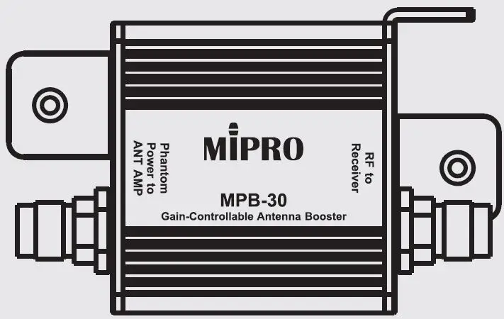 MIPRO MPB-30 Gain-Controllable Antenna Booster PRO