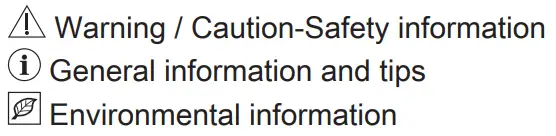 AEG HRB32310CB Built-In Hob User Manual - Symbol