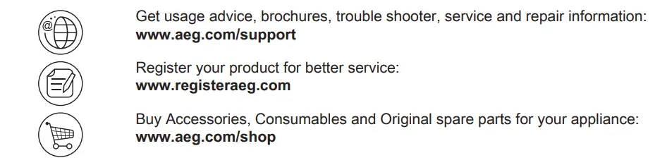 AEG HRB32310CB Built-In Hob User Manual - Visit our website