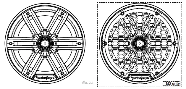 Rockford Fosgate M1WL-65MB 6.5 Inch Color Optix Moto-Can Speaker Fig02
