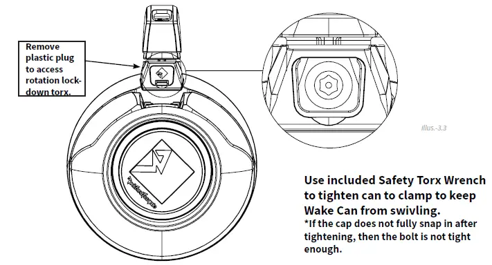 Rockford Fosgate M1WL-65MB 6.5 Inch Color Optix Moto-Can Speaker Fig05