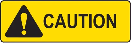 RICE LAKE 160-10-7N - Caution