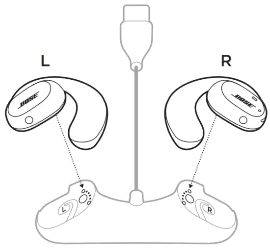 BOSE 109L Left Earbuds - usb