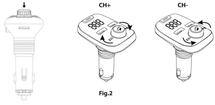 PYLE Wireless BT Streaming Car FM Transmitter USB Quick Frequency Tuning