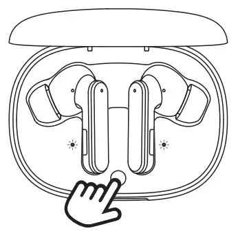 TRUEFREE T1 True Wireless Earbuds Bluetooth 5 0 Headphones - Reset