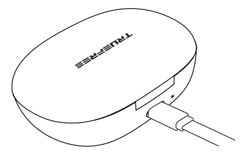 TRUEFREE T1 True Wireless Earbuds Bluetooth 5 0 Headphones - charging case