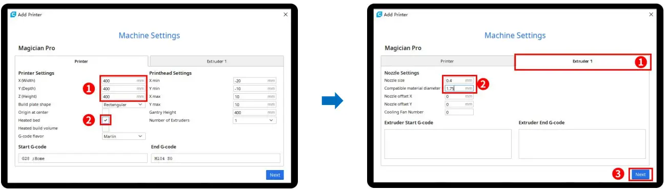 MINGDA Magician Pro 3D Printer - Add Printer 2