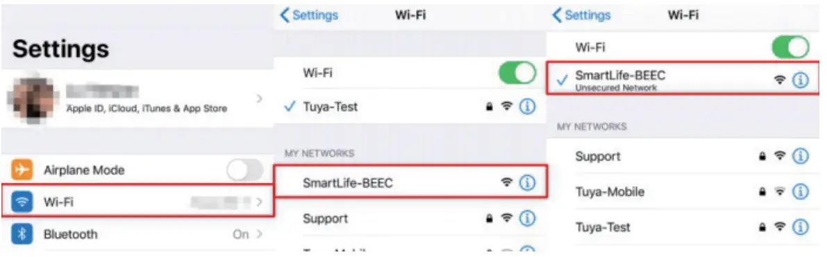 elinksmart WBLC9 WiFi Smart Light - Setting