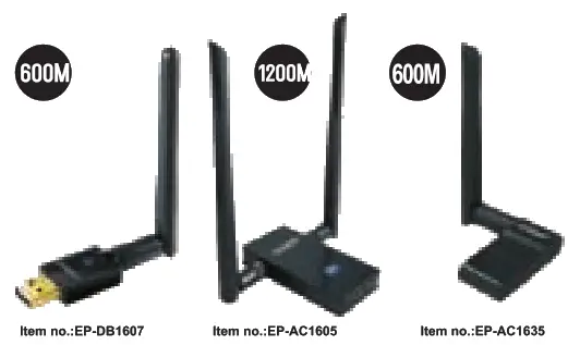EDUP EP DB1607 5Ghz USB Wireless WiFi Adapter 600Mbps 802 11ac USB