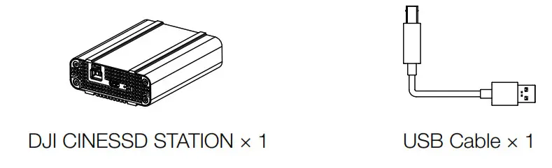 dji CINESSD Station for Inspire 2 Quadcopter- dji CINESSD Station for Inspire 2 Quadcopter