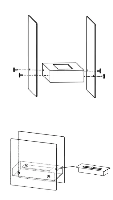 KLARSTEIN 10032144 PHANTASMA GLASSY Ethanol Fireplace-fig3