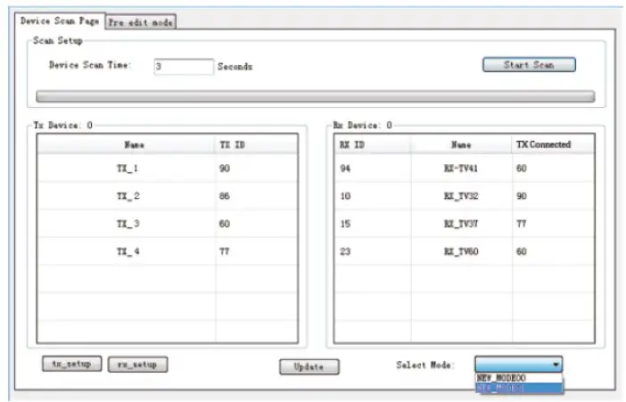 Operating Mode Selection