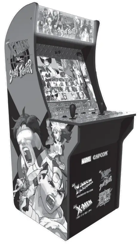 ARCADE1UP 82058280 X Men vs Street Fighter -