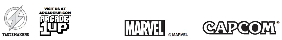 ARCADE1UP 82058280 X Men vs Street Fighter - 6