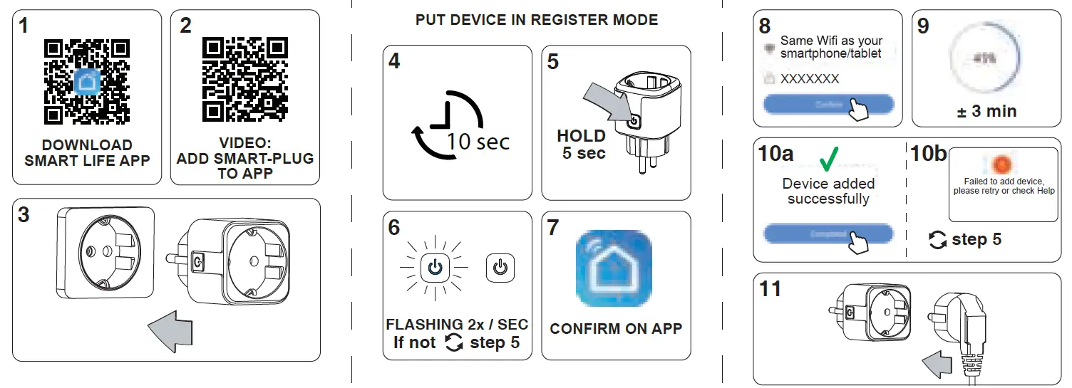 Alecto SMART-PLUG20 Smart WiFi Plug 1